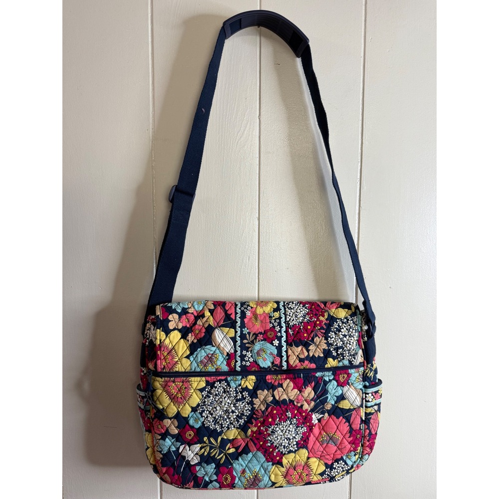 Vera Bradley Quilted Crossbody Bag Women's Floral Shoulder Bag Purse
